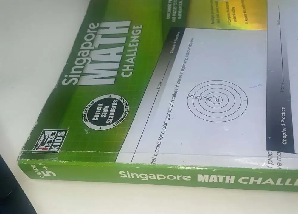 Singapore Math Challenge Grade 5+ Workbook